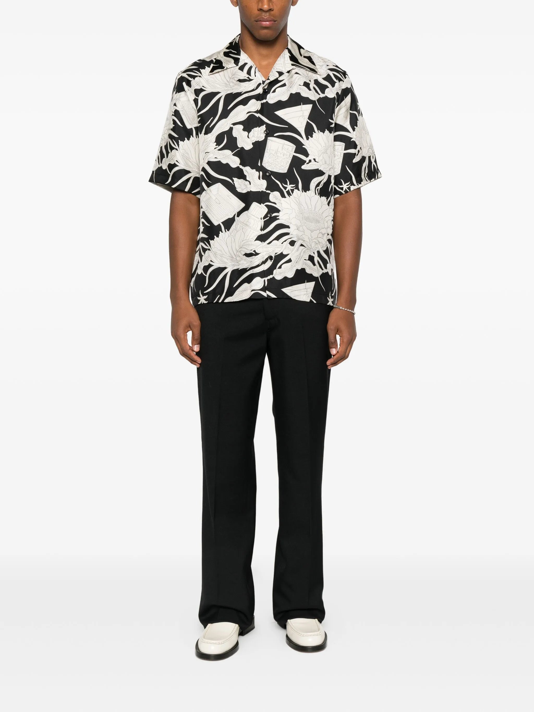 FLORAL BOWLING SHIRT