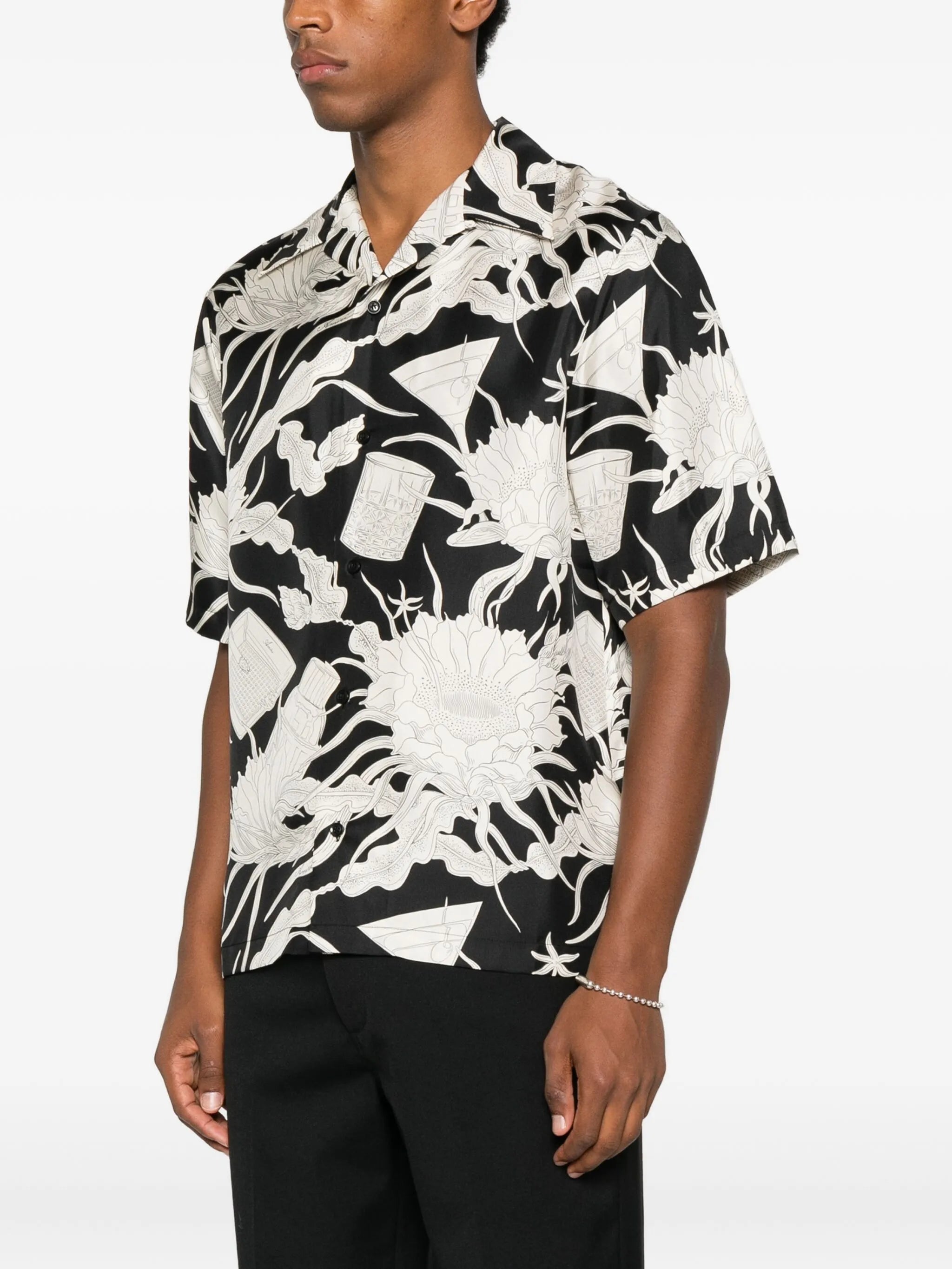 FLORAL BOWLING SHIRT