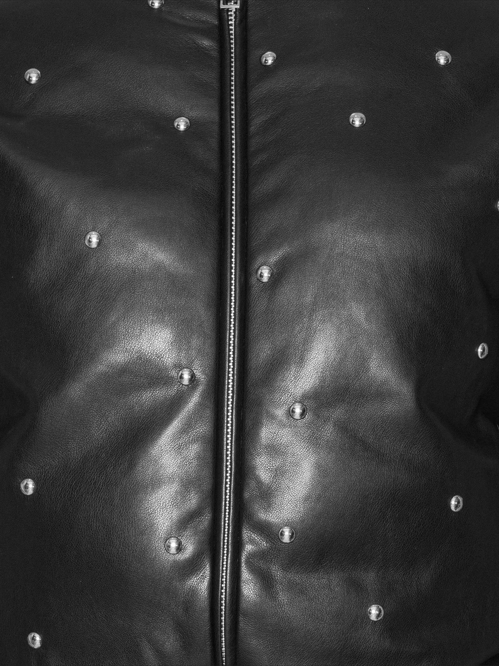 Studed padded jacket