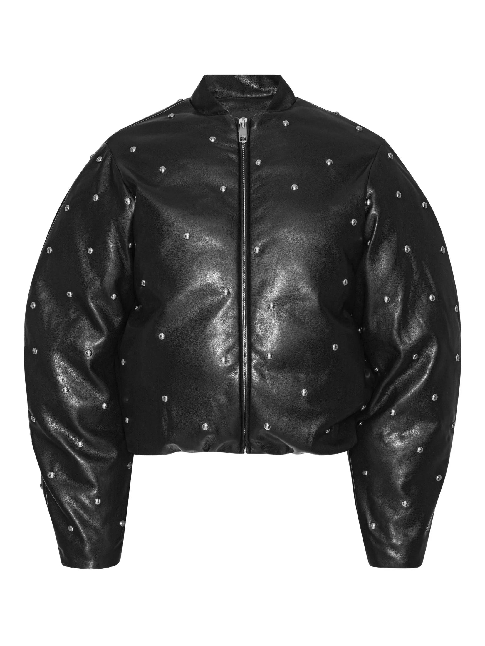 Studed padded jacket