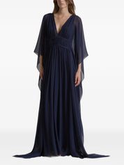 Alberta Ferretti V-neck maxi dress
