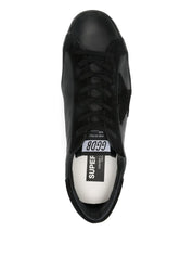 Super-star nappa upper toe and tongue suede star heel and list