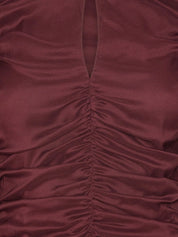 Chiffon Ruched Ls Top