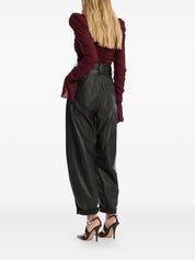 Chiffon Ruched Ls Top