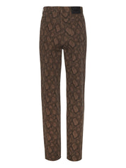 Printed Straight Jeans