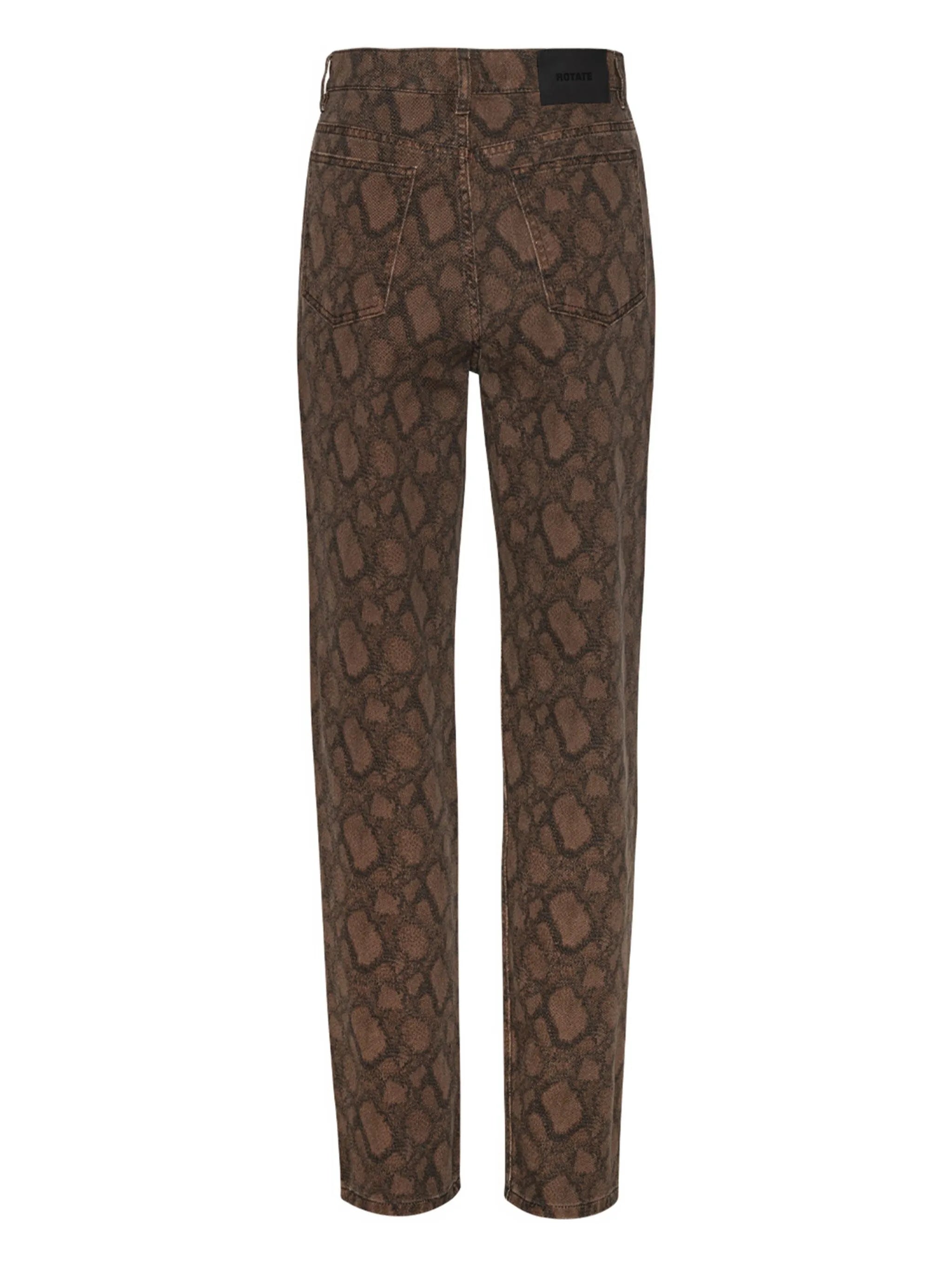 Printed Straight Jeans