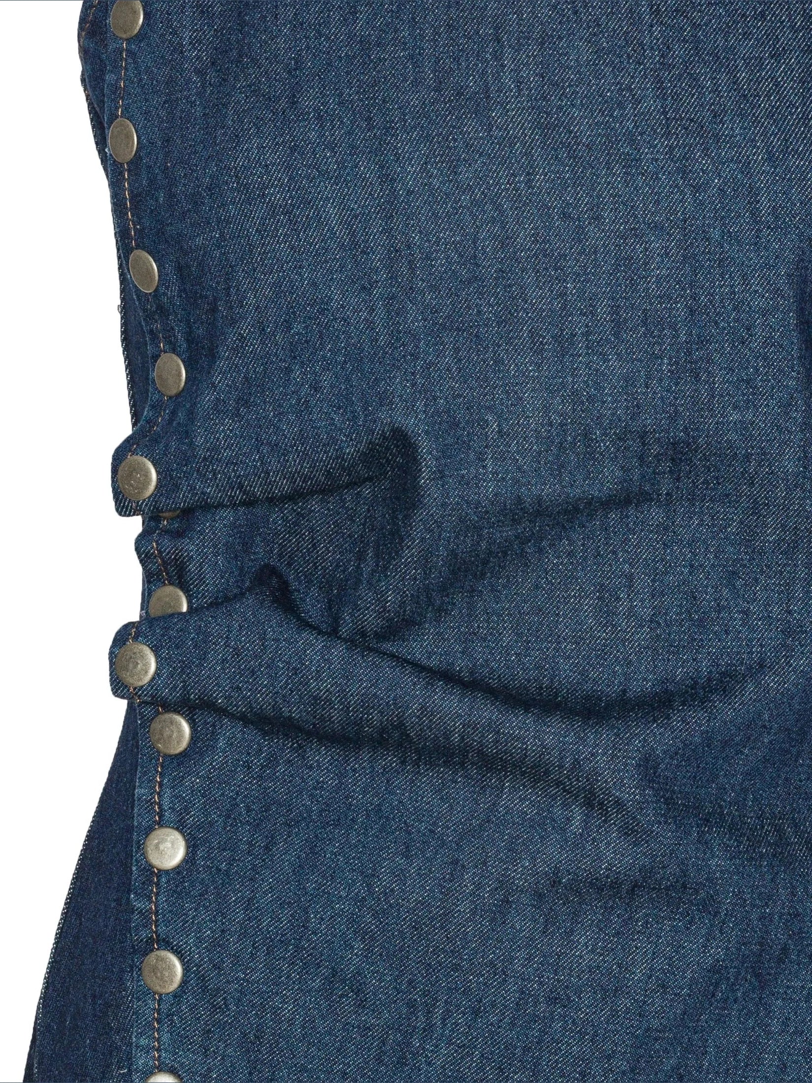 Denim buttoned top