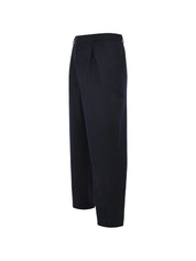 Long formal trouser wool cotton denim