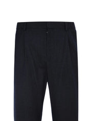 Long formal trouser wool cotton denim