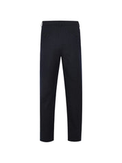 Long formal trouser wool cotton denim