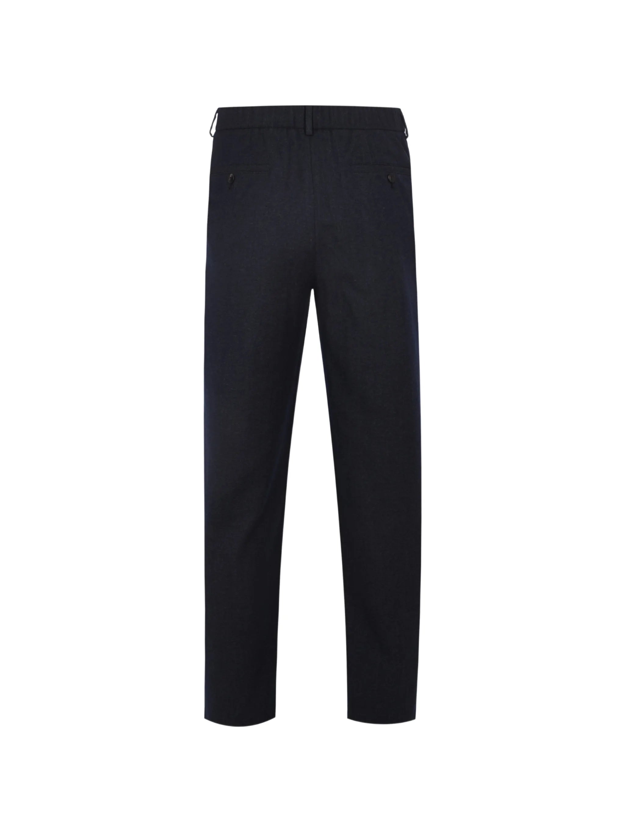 Long formal trouser wool cotton denim