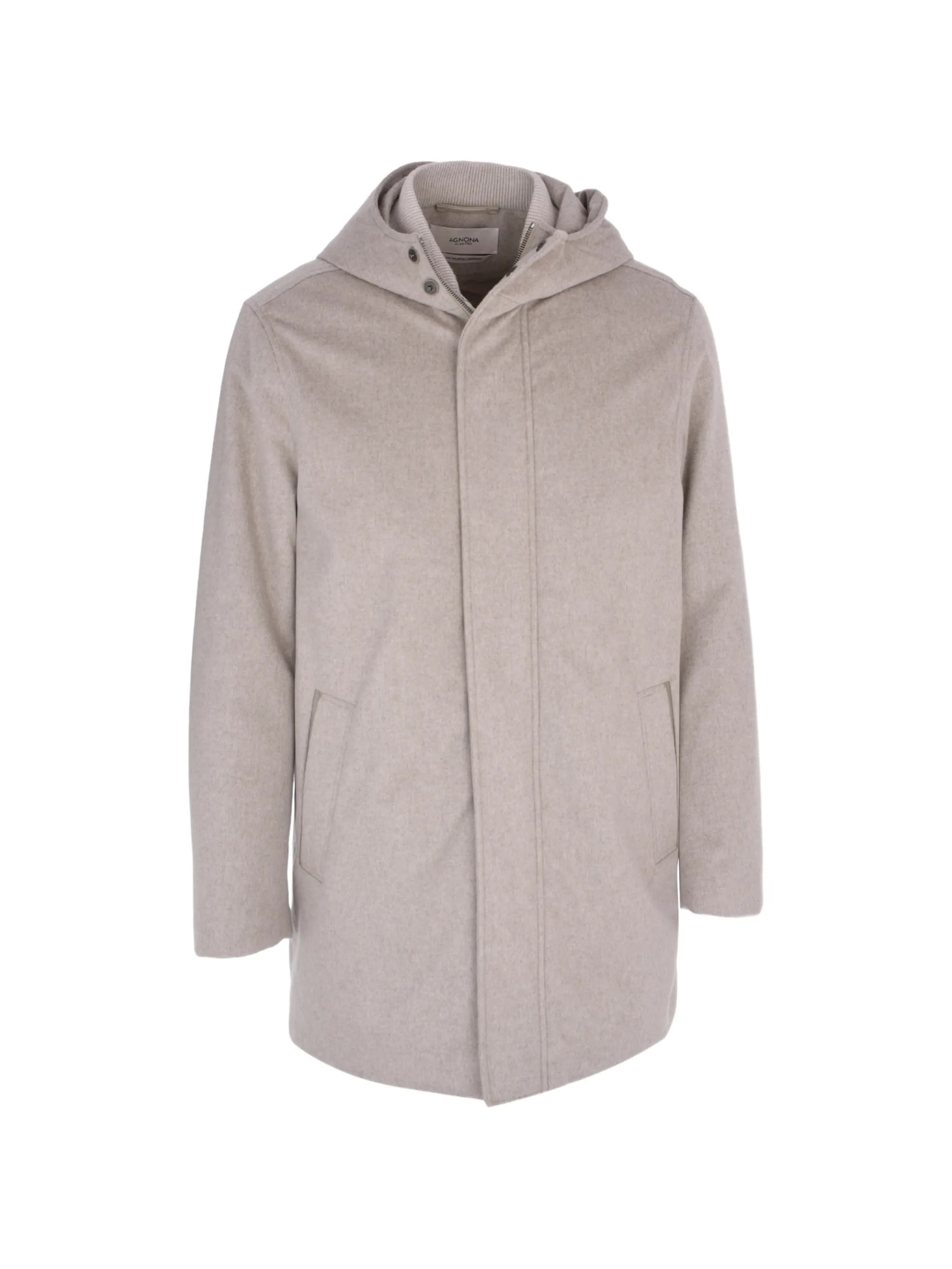 Caban jacket cashmere light rainweaver