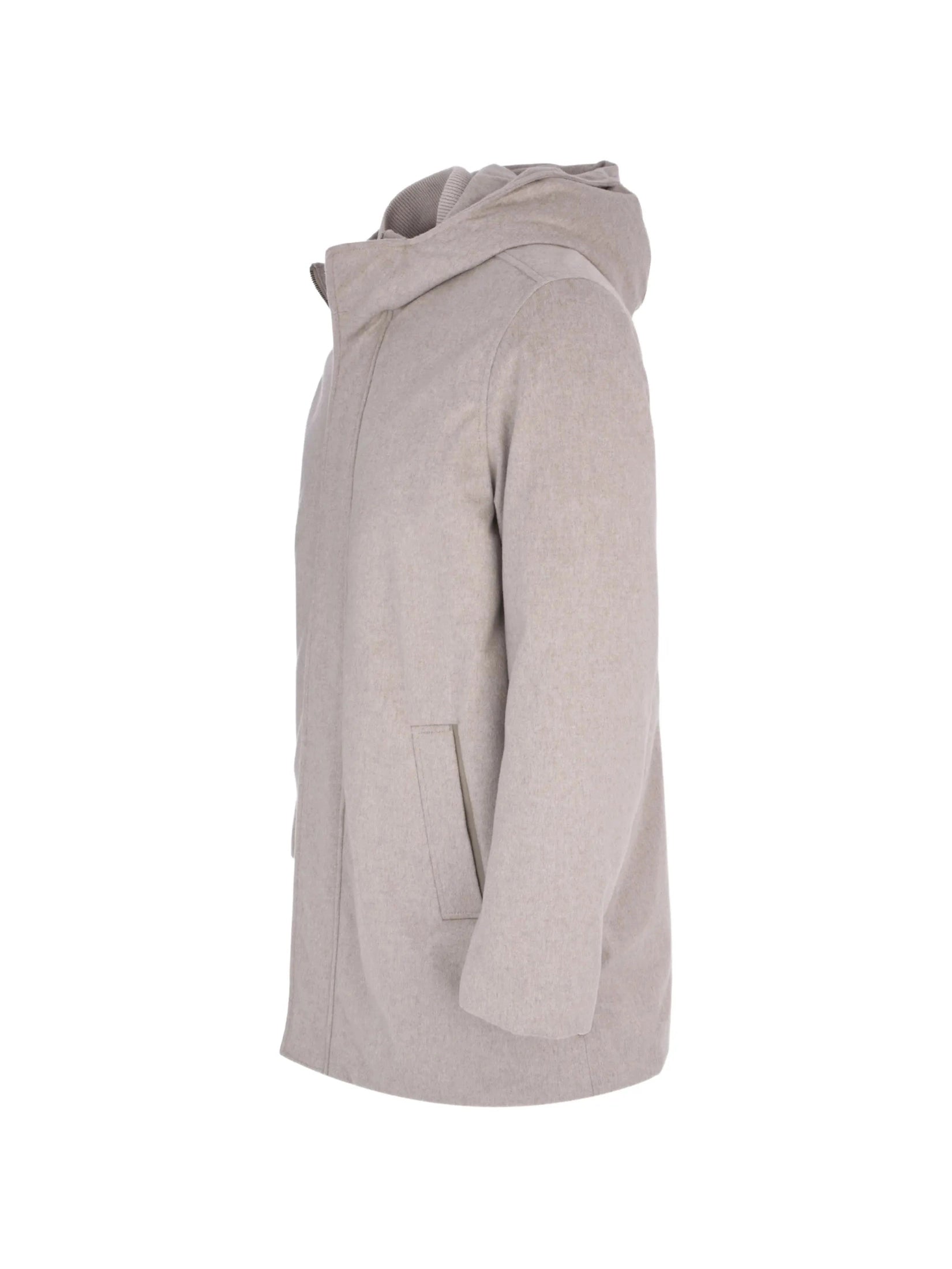 Caban jacket cashmere light rainweaver
