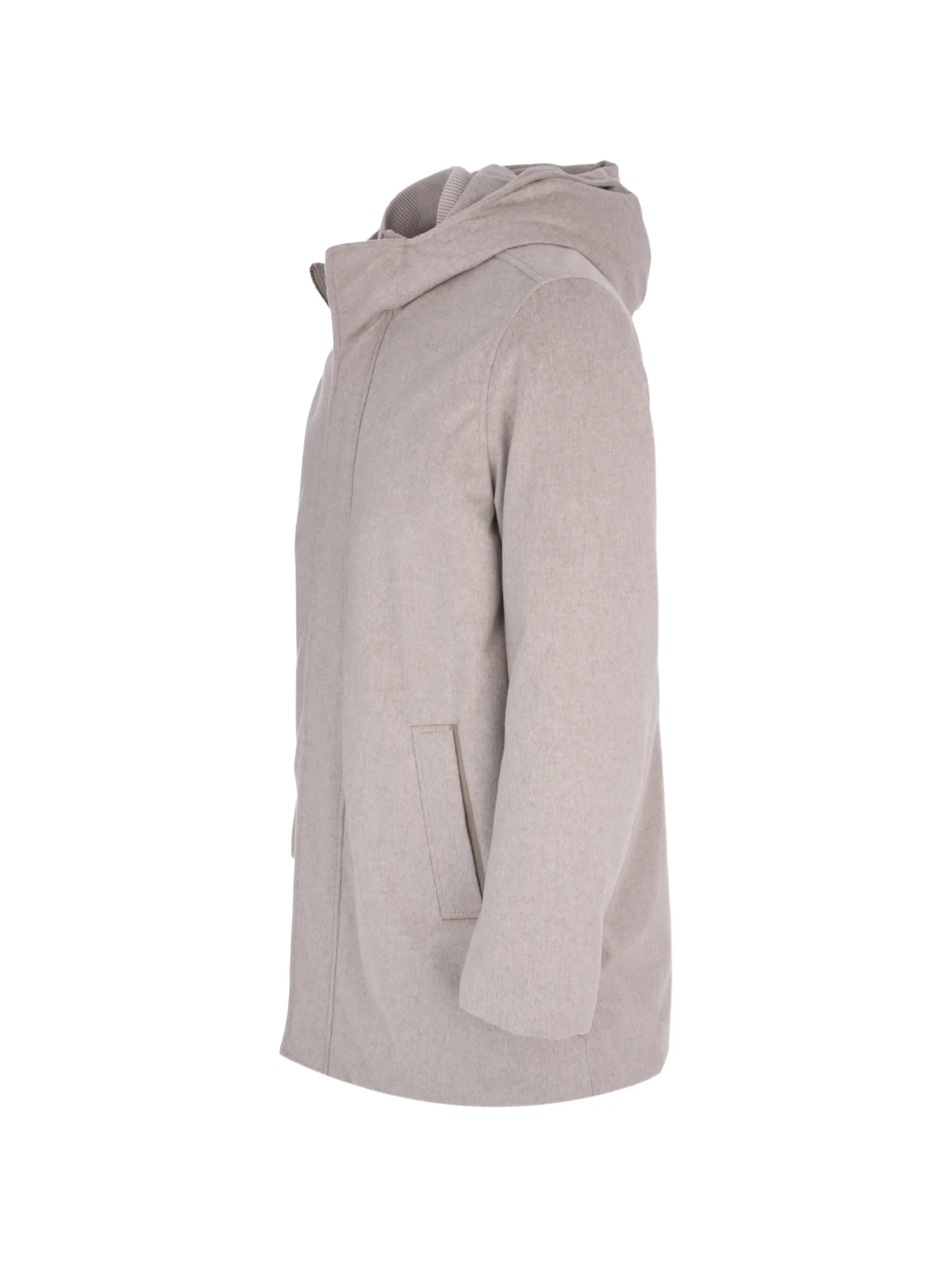 Caban jacket cashmere light rainweaver