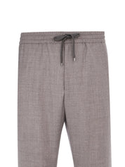 Long formal trouser light wool flannel