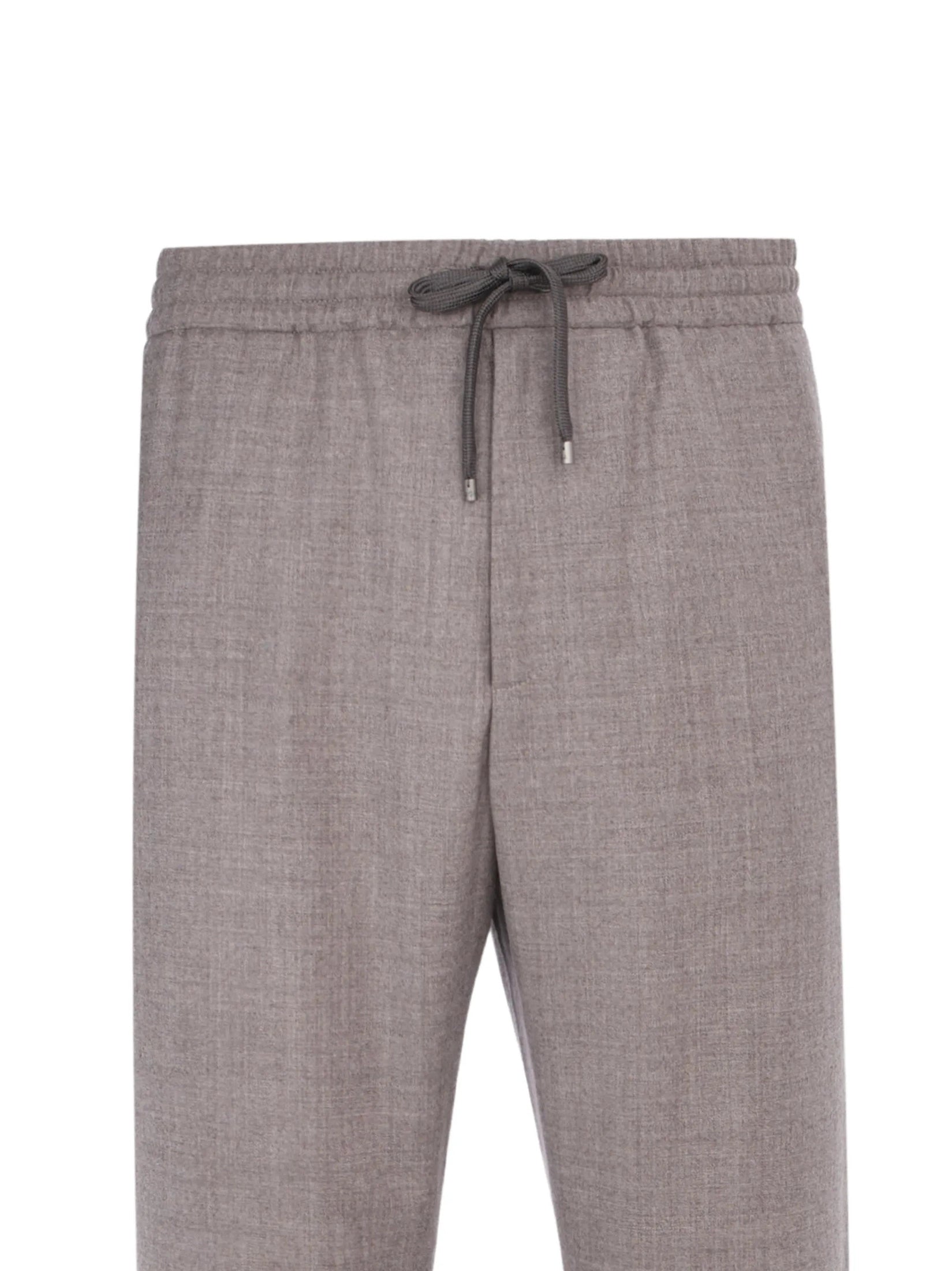 Long formal trouser light wool flannel