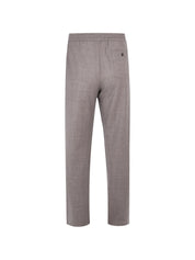 Long formal trouser light wool flannel