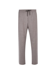 Long formal trouser light wool flannel
