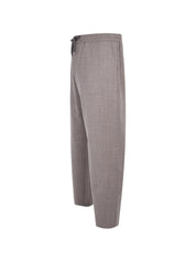 Long formal trouser light wool flannel