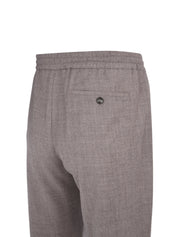 Long formal trouser light wool flannel