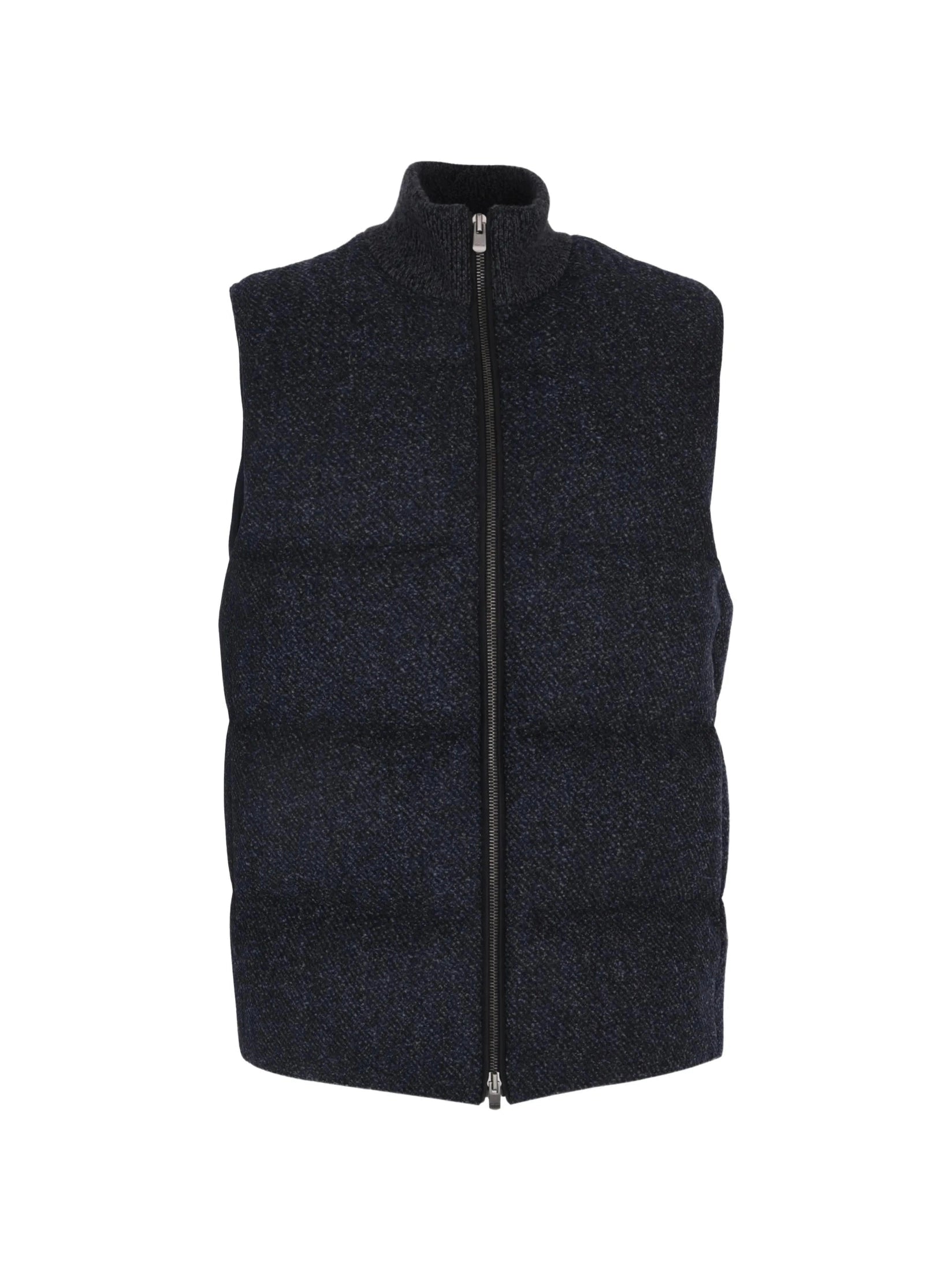 Vest wool cashmere boucle