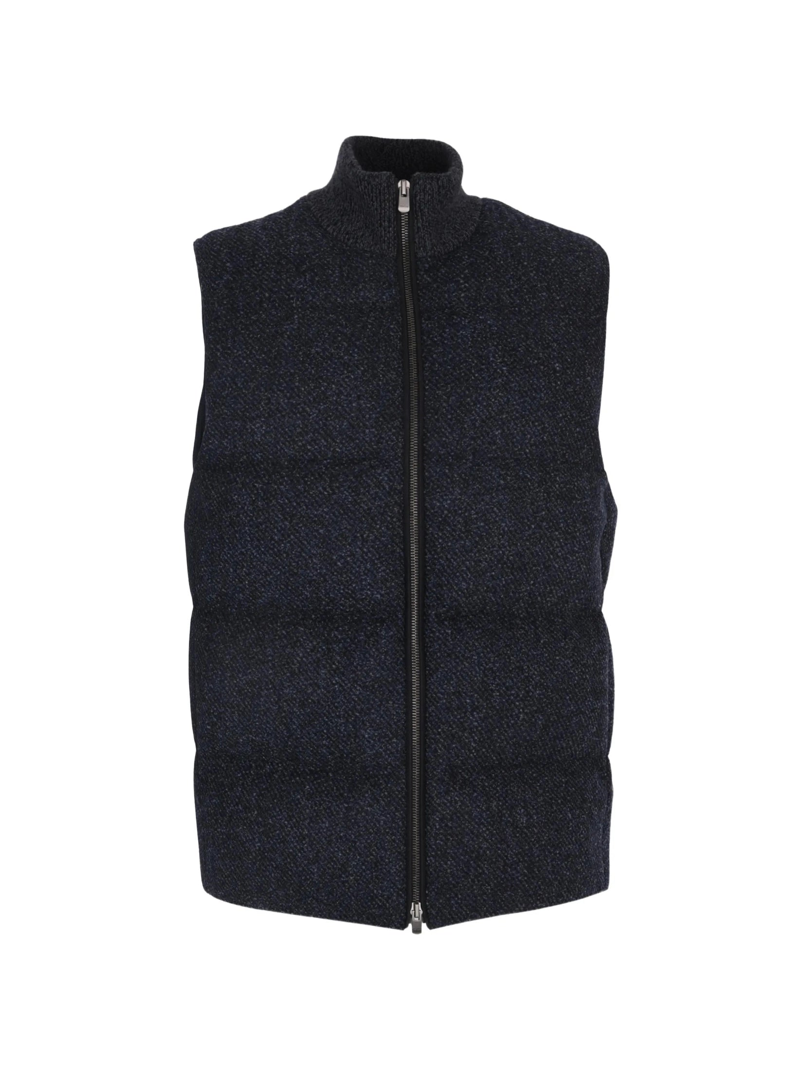Vest wool cashmere boucle