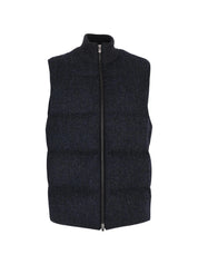 Vest wool cashmere boucle