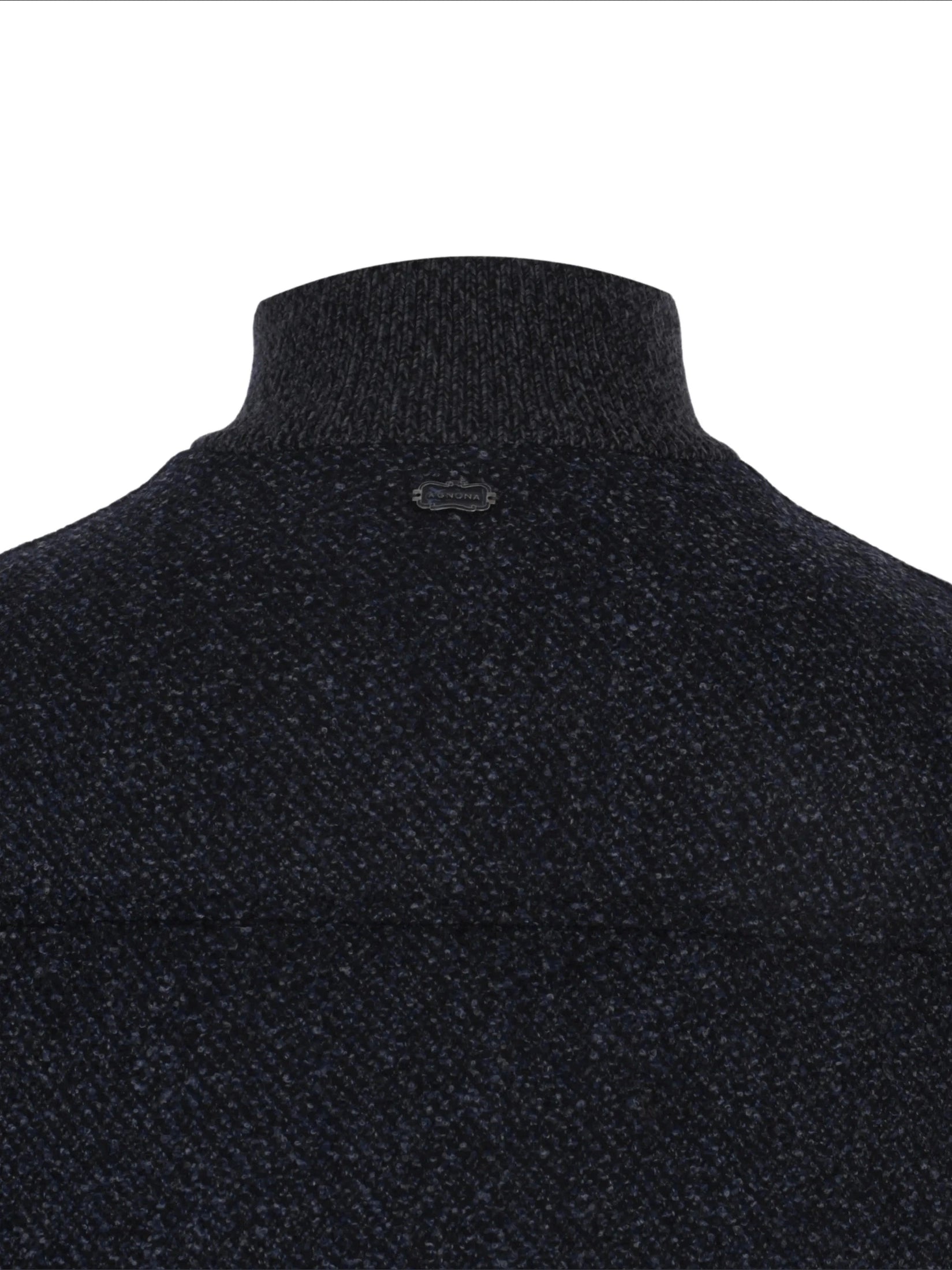 Vest wool cashmere boucle