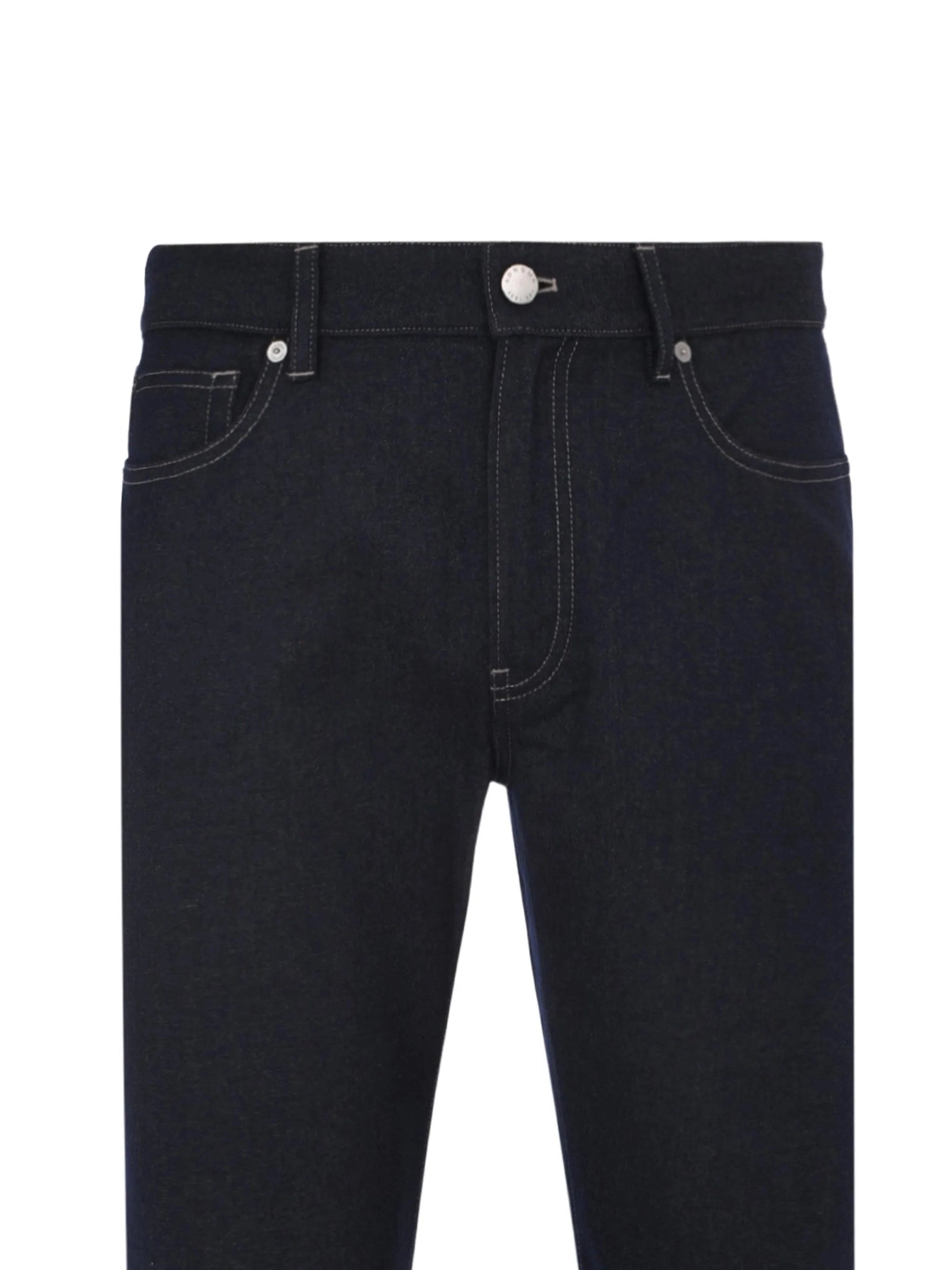 Long formal trouser wool cotton denim