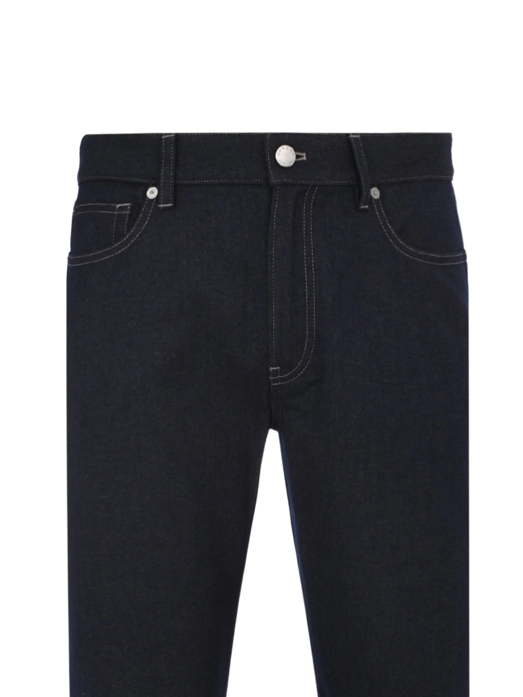 Long formal trouser wool cotton denim