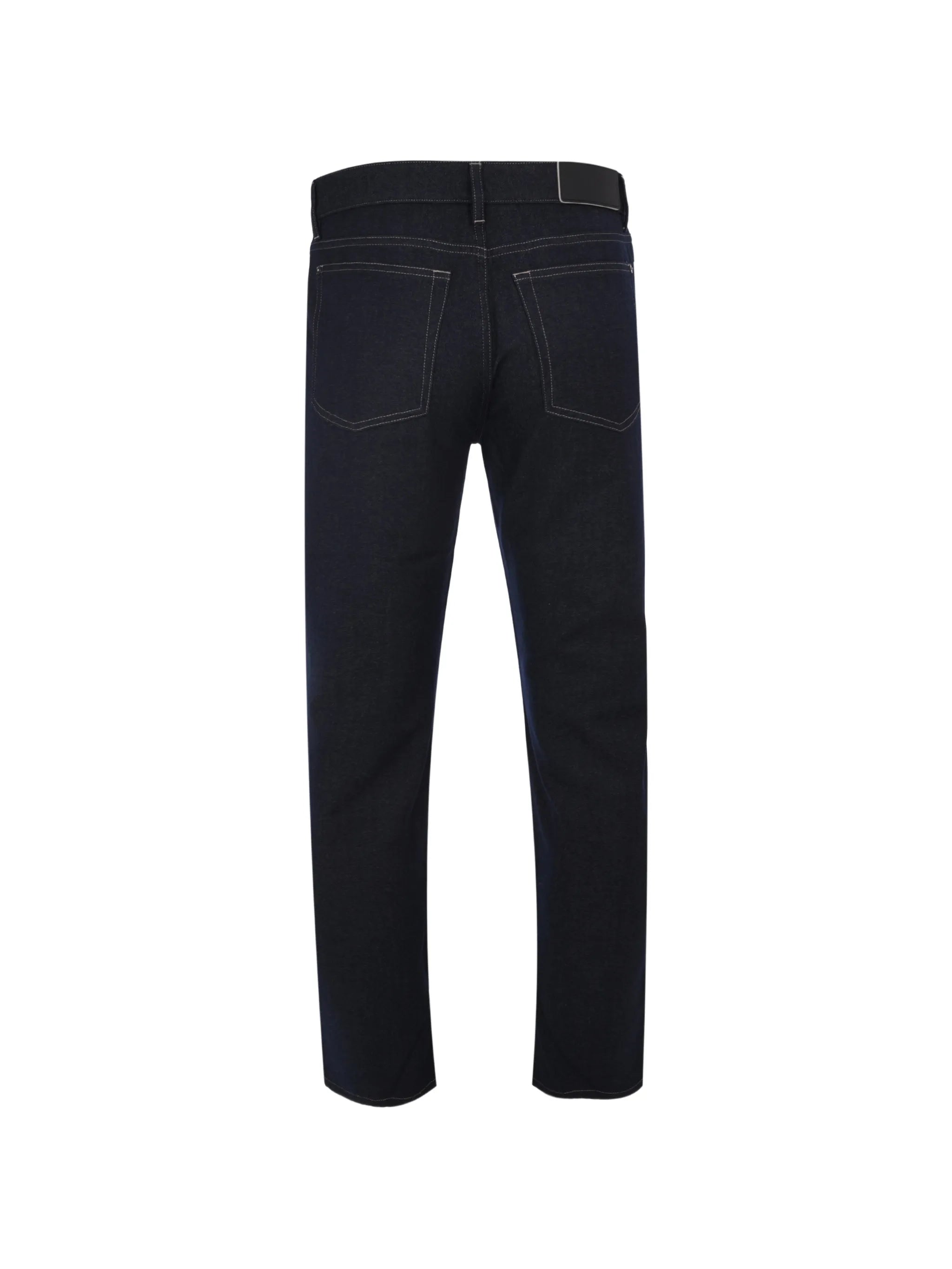 Long formal trouser wool cotton denim