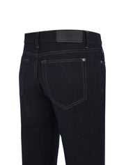 Long formal trouser wool cotton denim