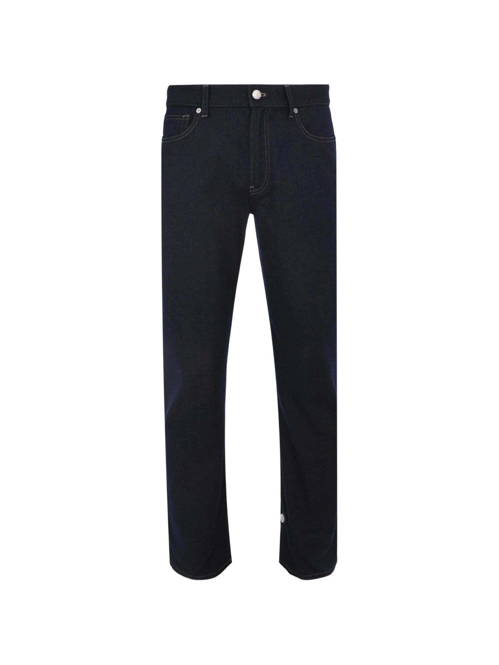 Long formal trouser wool cotton denim