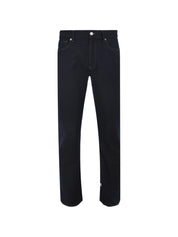 Long formal trouser wool cotton denim
