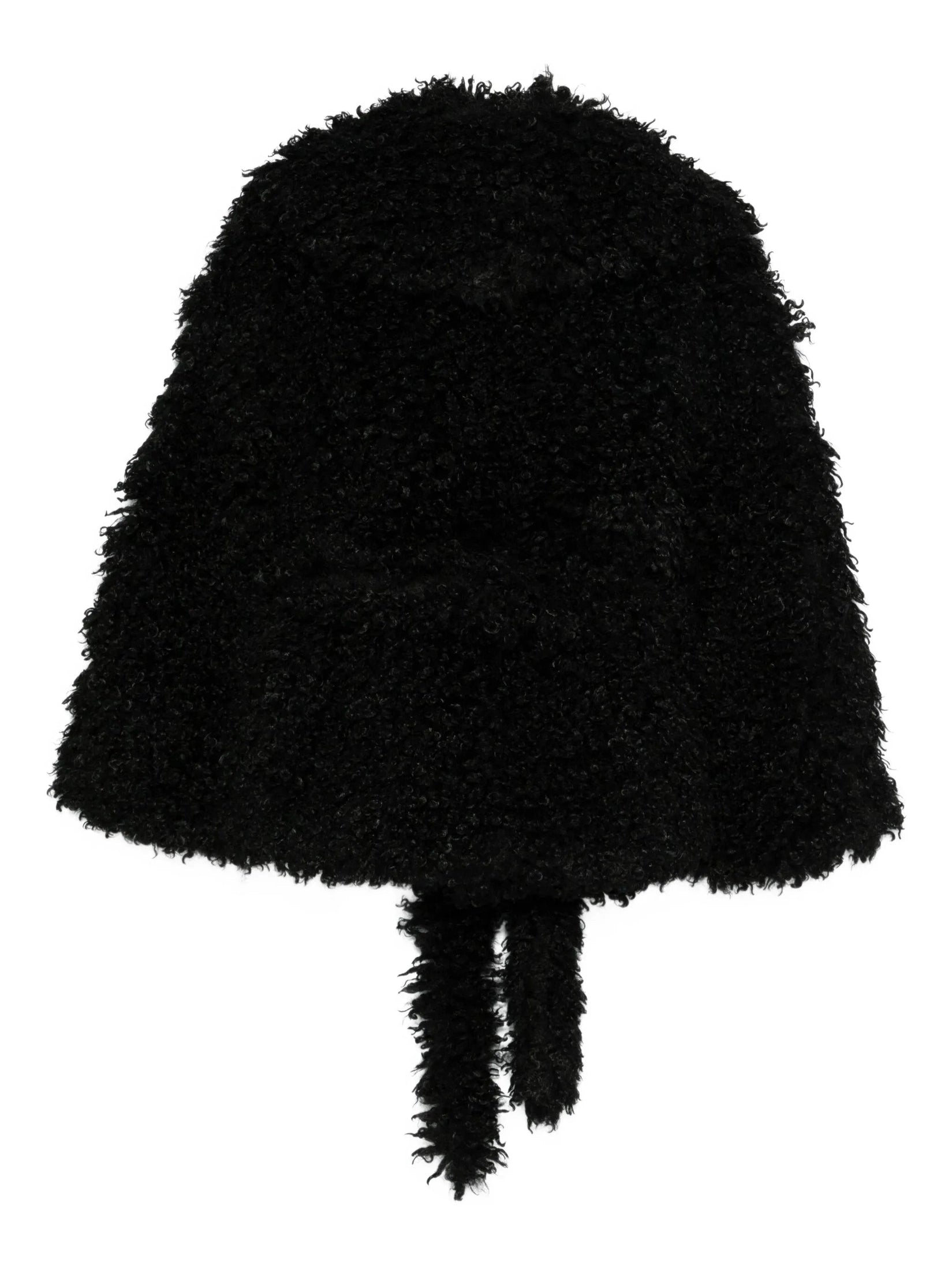 Faux fur belted jacket