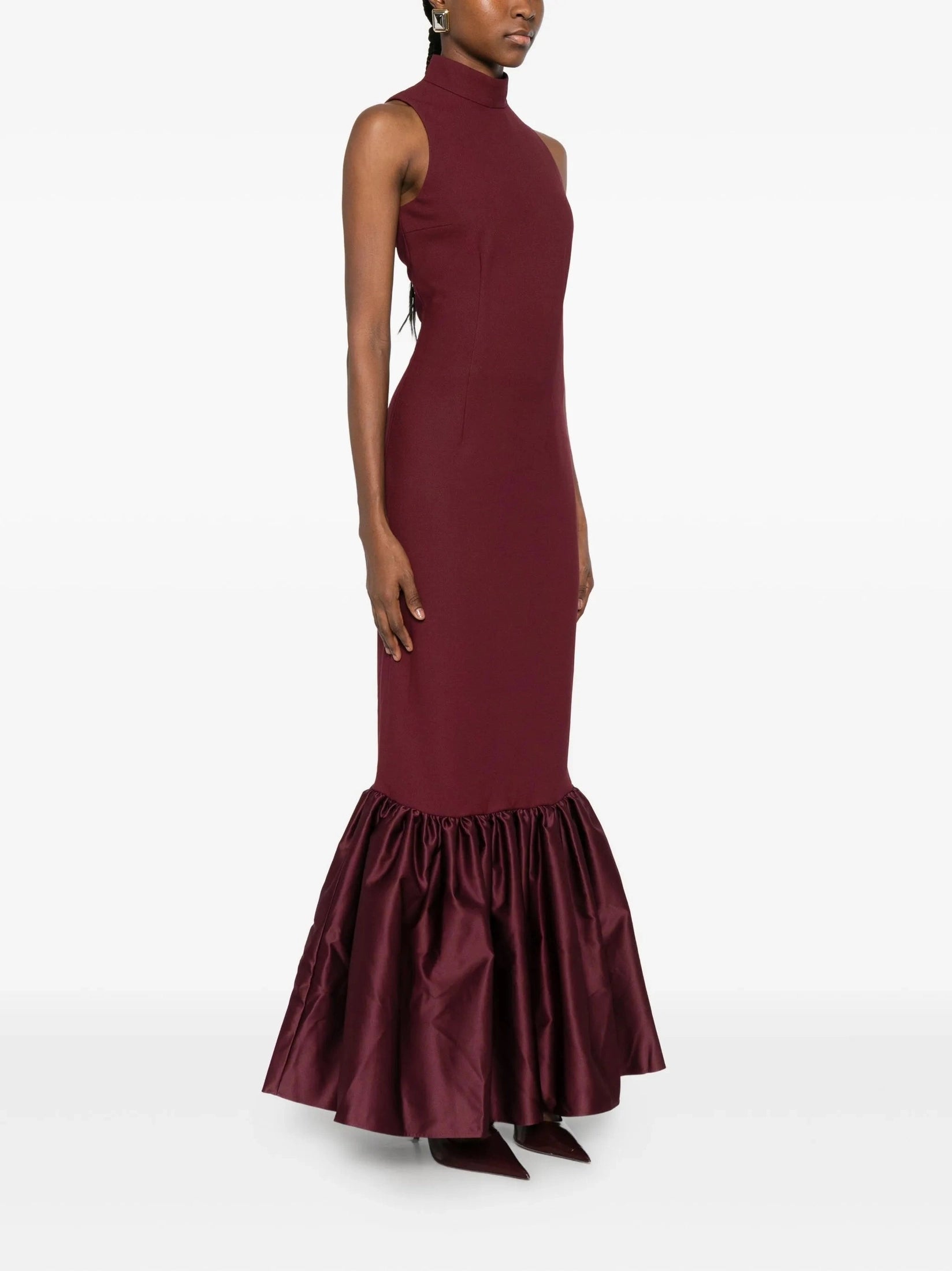 Fitted maxi dress