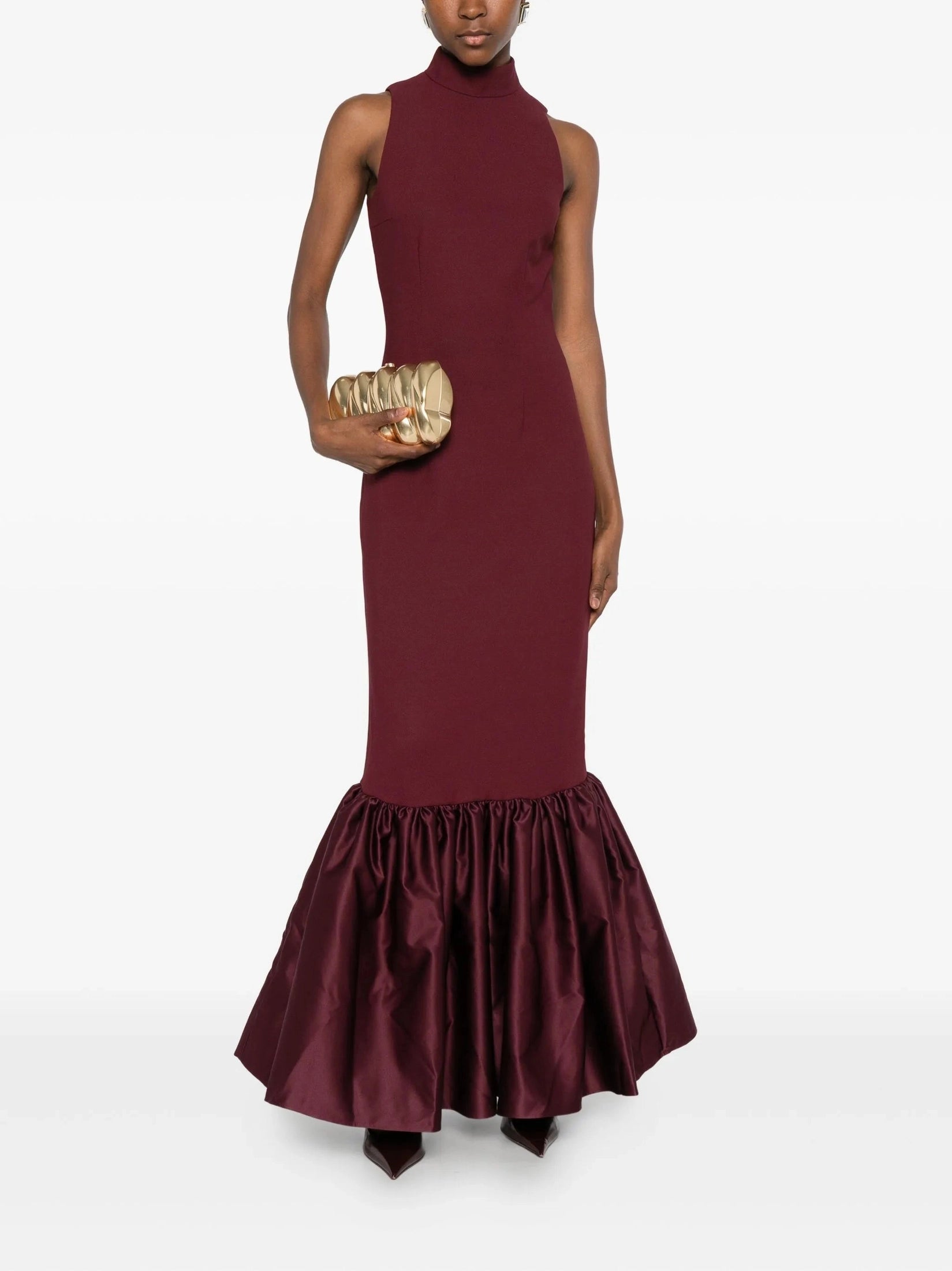 Fitted maxi dress