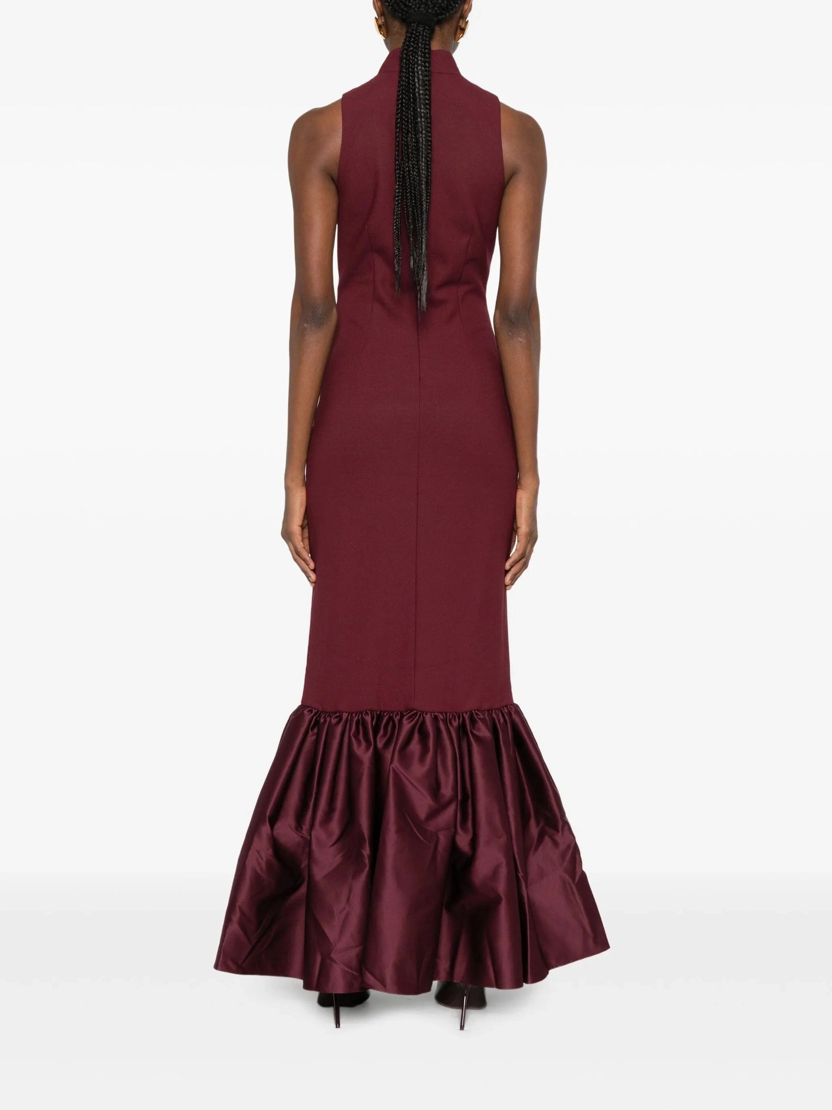 Fitted maxi dress