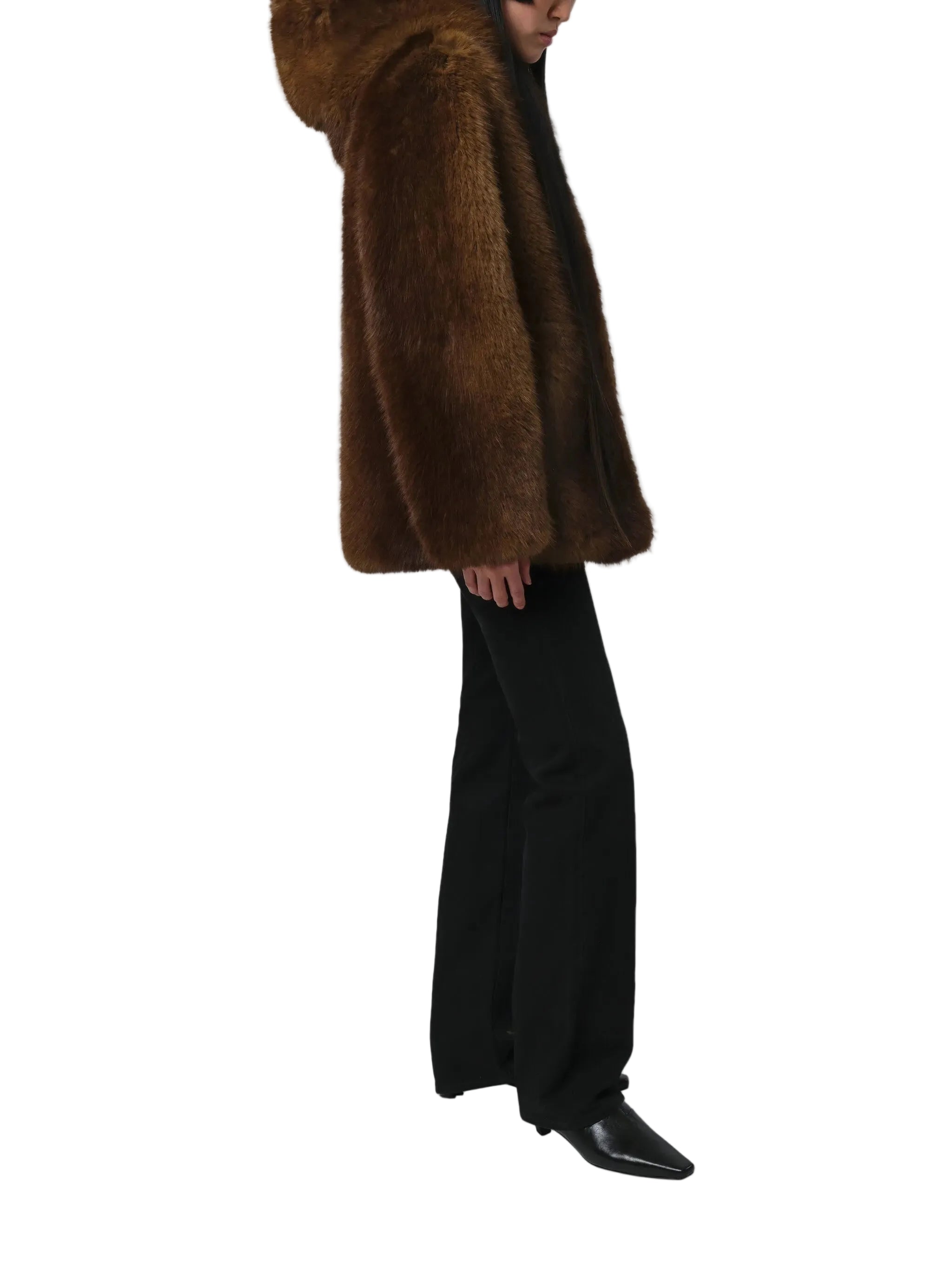 KATIN MINK HOODED COAT
