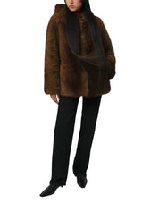 KATIN MINK HOODED COAT