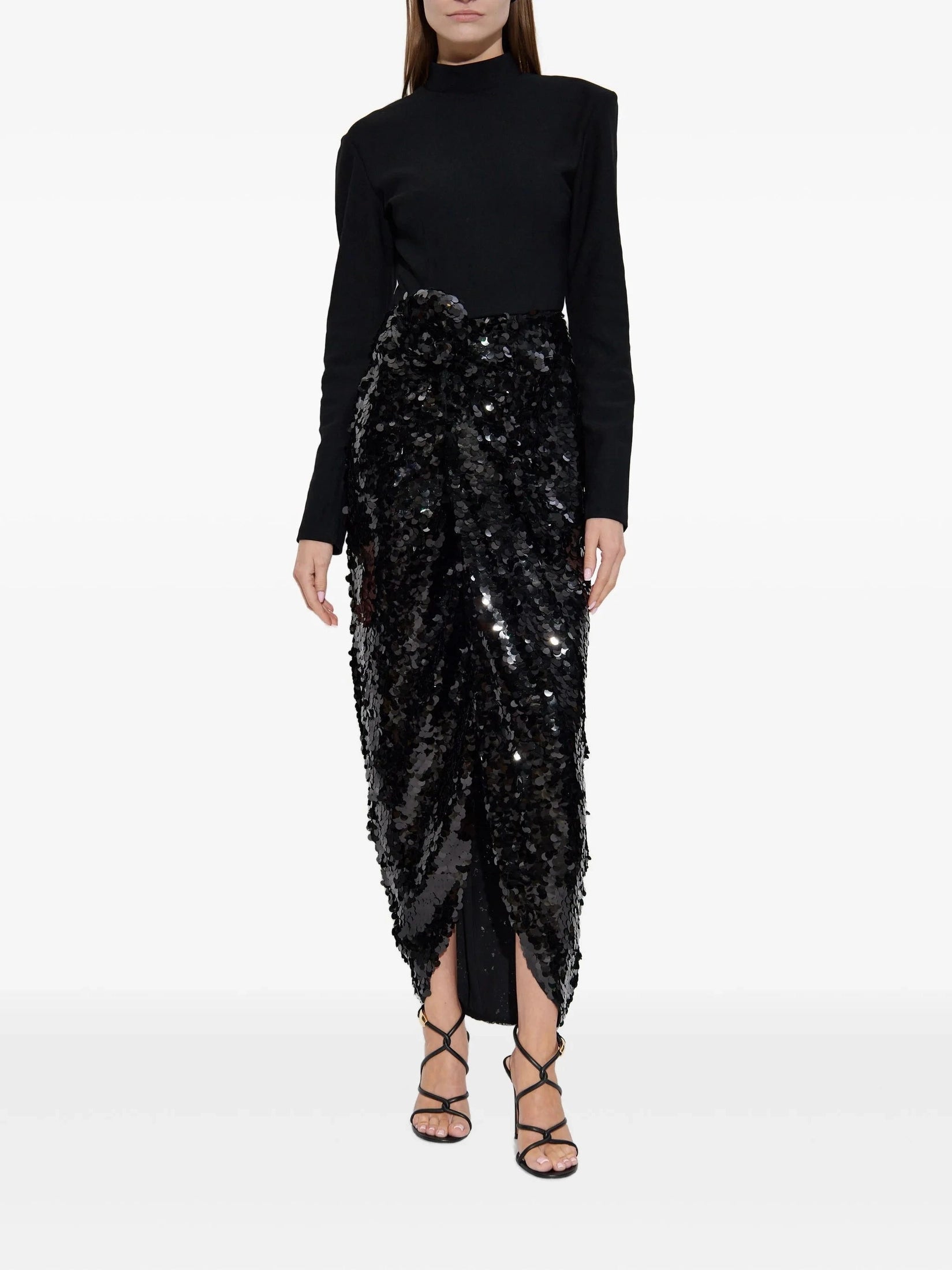 Knotted midi dress