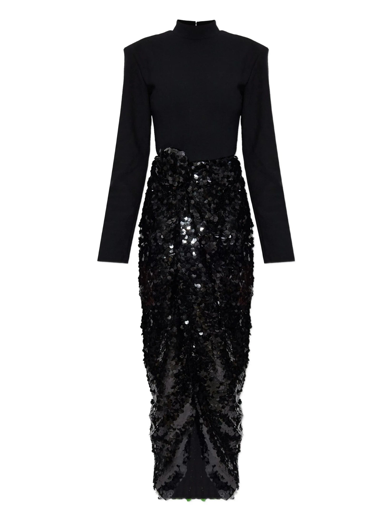 Knotted midi dress