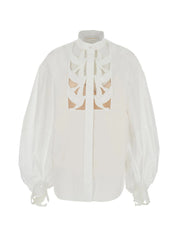Luna applique blouse