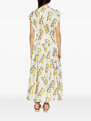 Lausanne Button Up Dress - Infinite Flower