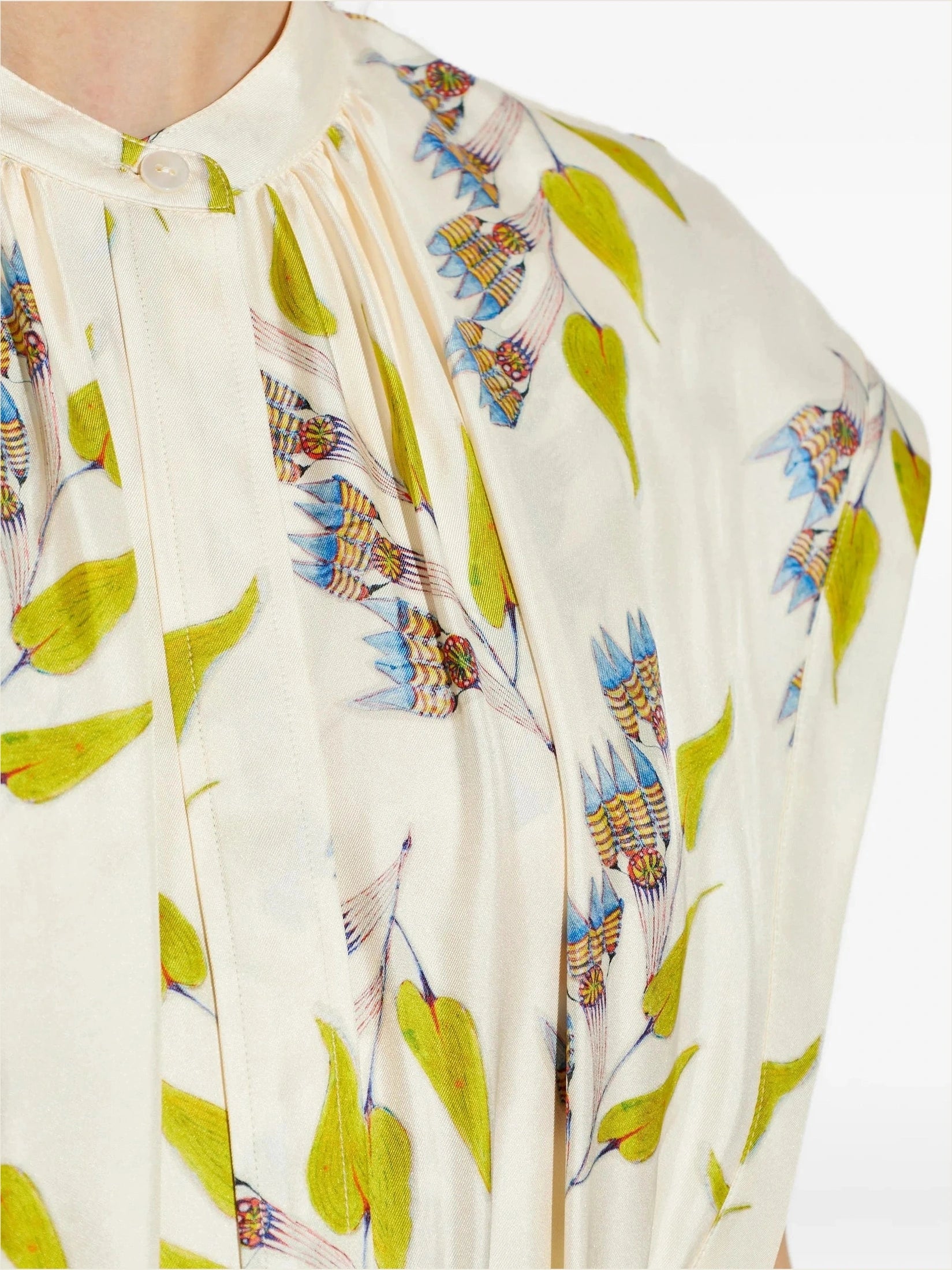 Lausanne Button Up Dress - Infinite Flower