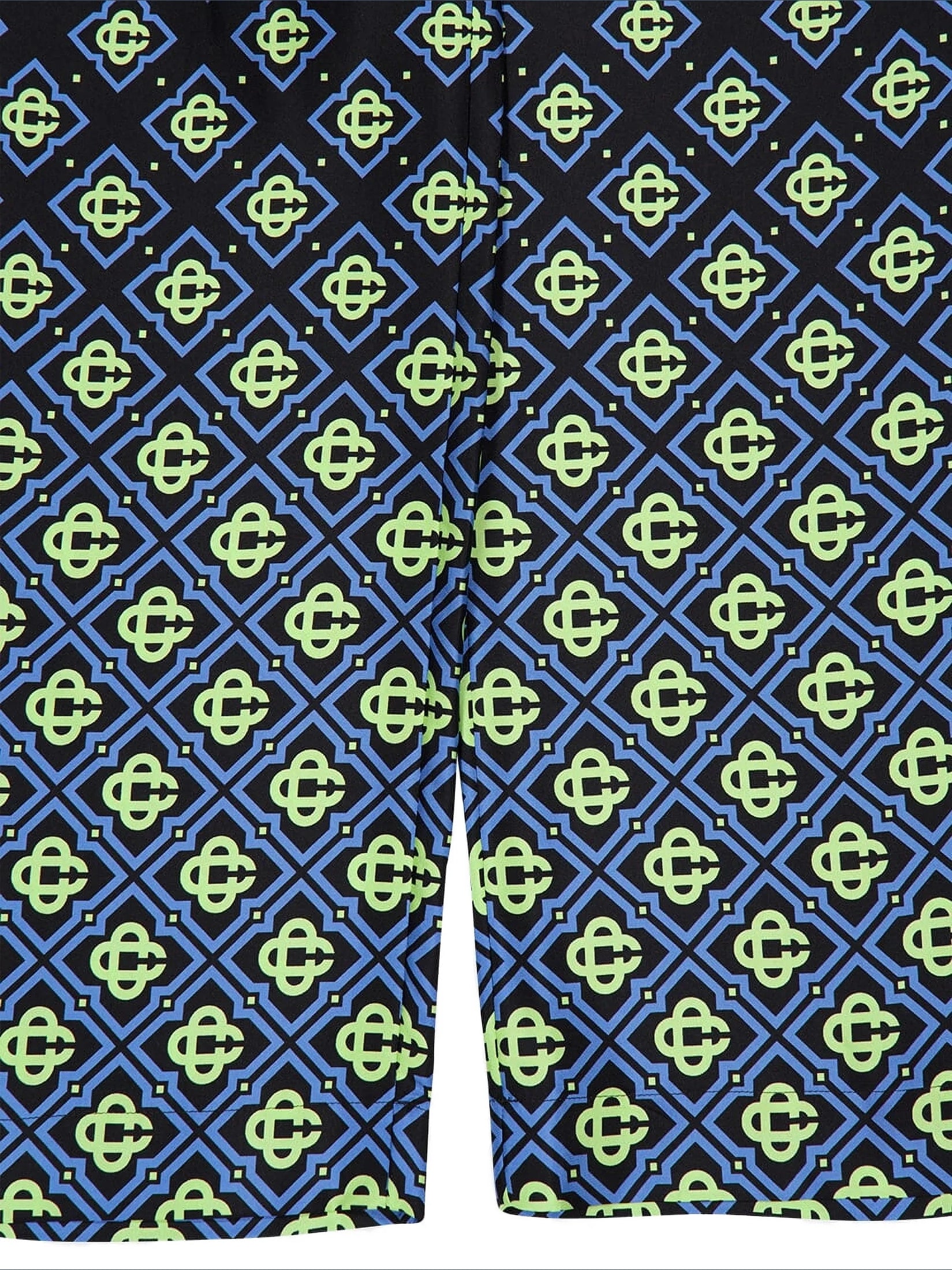 Degrade monogram silk trousers