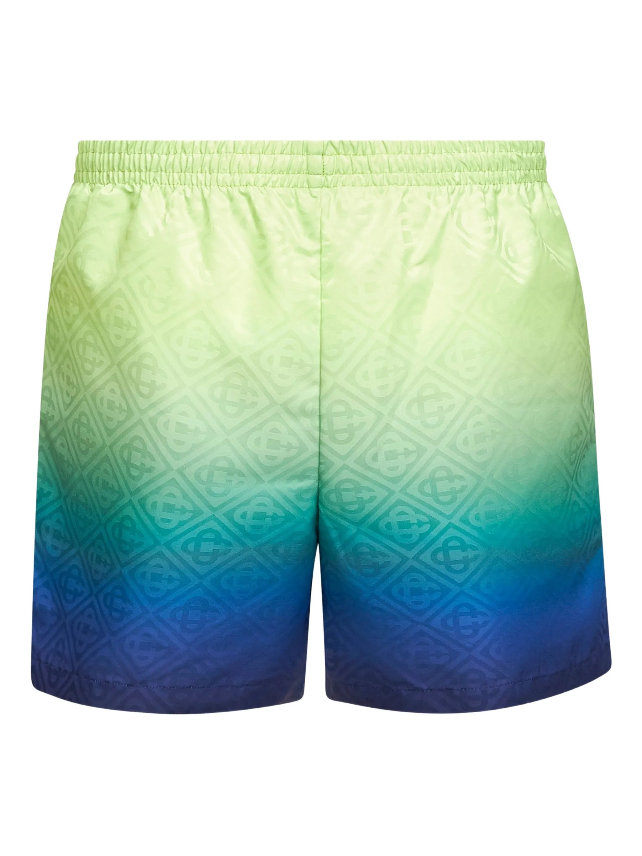 Gradient monogram swim shorts
