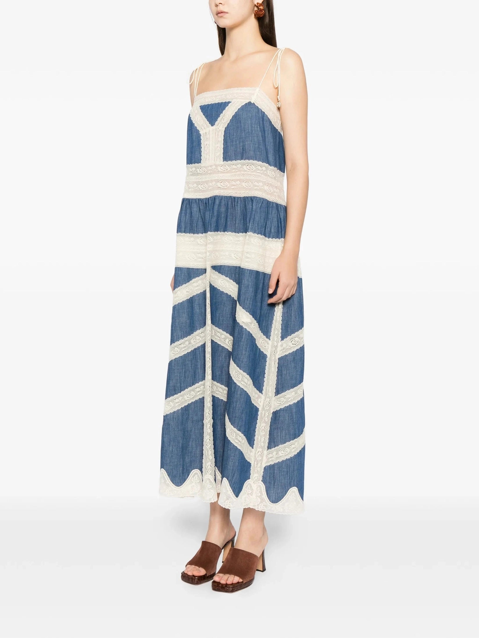 Awaken denim slip dress