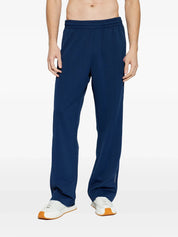 Round pique track pants