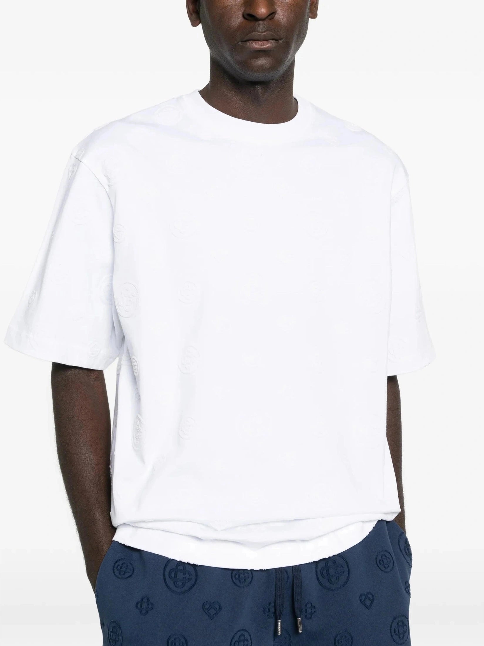 Applique monogram oversized t-shirt